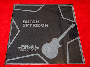 Butch Spyridon's star on the Walk of Fame