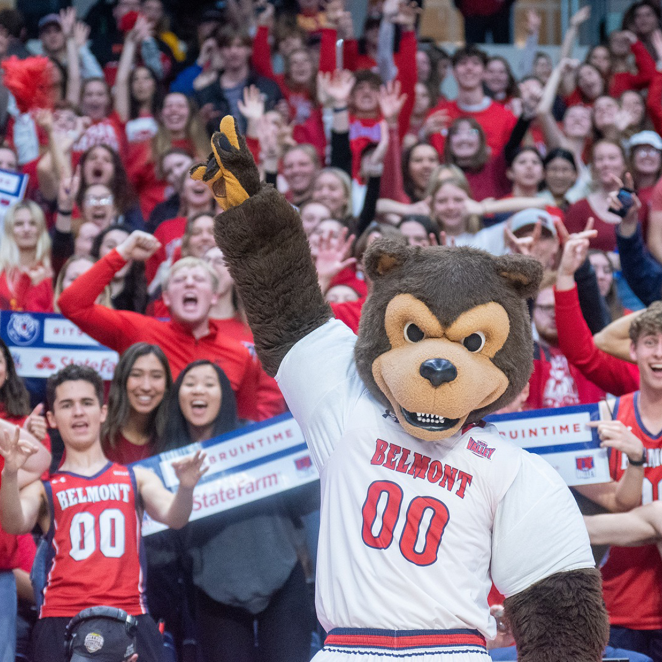 Belmont Bruin Mascot