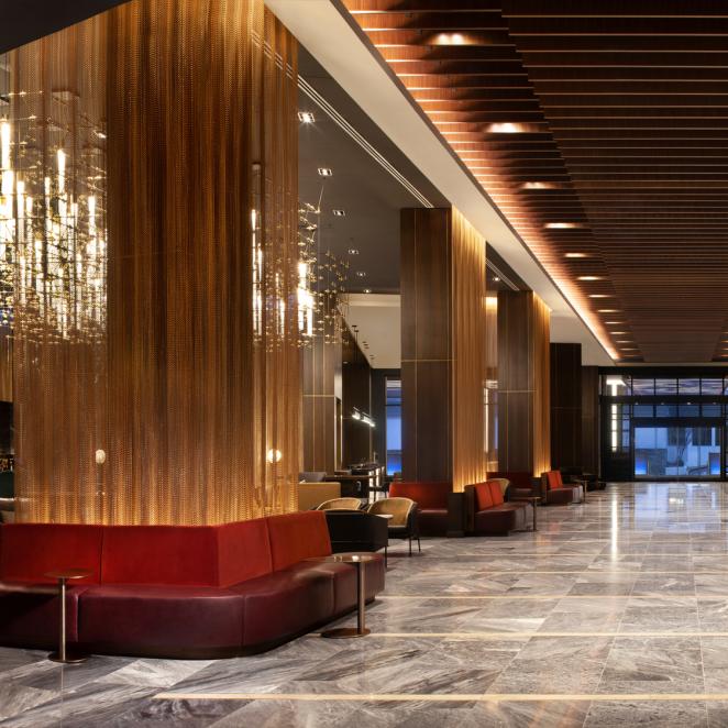 Grand Hyatt hotel lobby