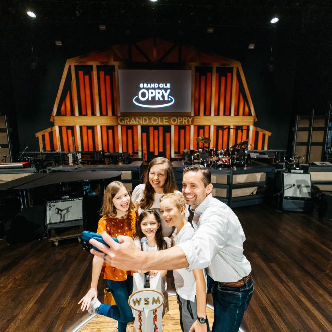 Family at Grand Ole Opry