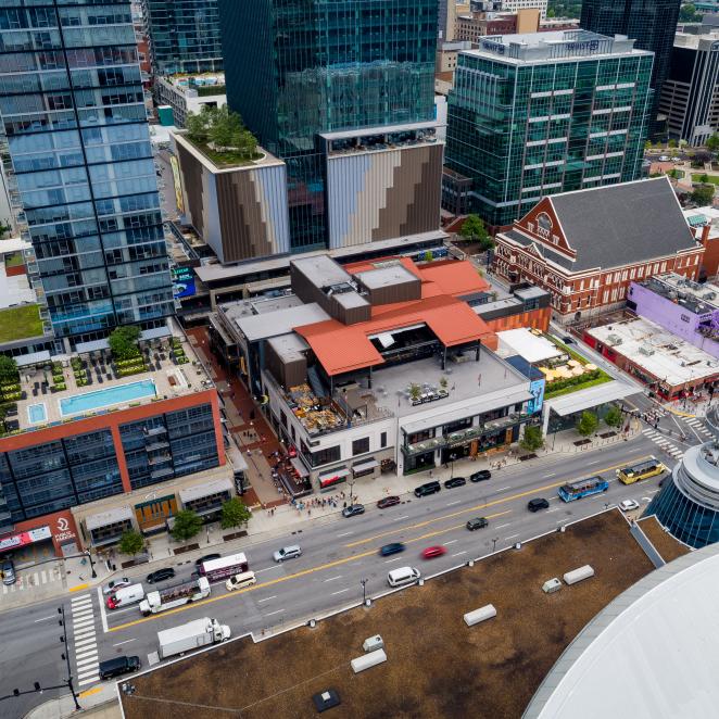 Fifth + Broadway Aerial View