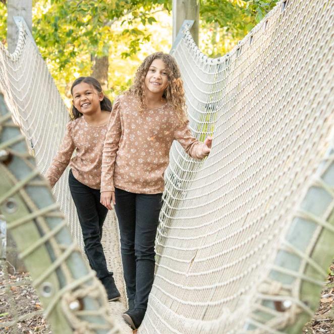 Kids playing at Cheekwood