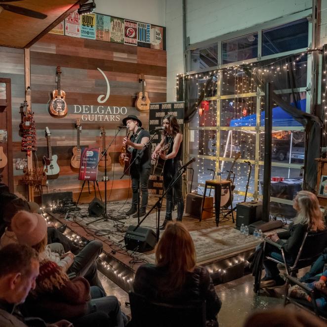 Performance at Delgado Guitars