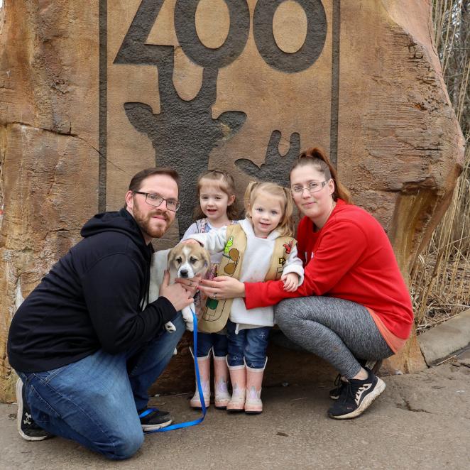 Family at Nashville Zoo