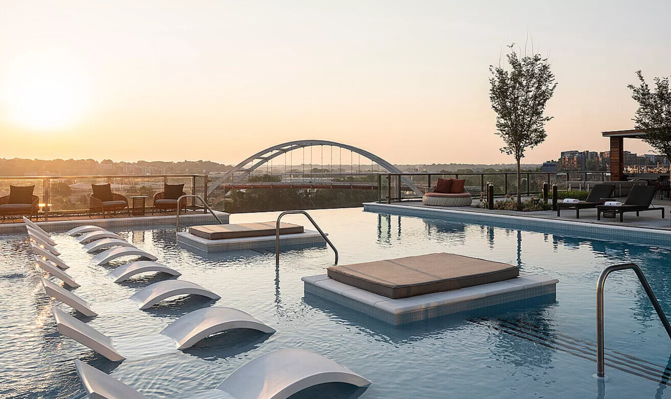 Four Seasons rooftop pool Riviera