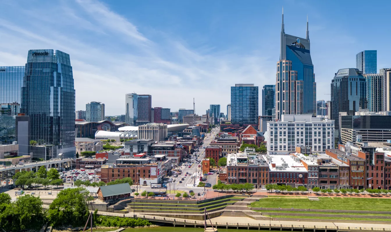 Downtown Nashville skyline