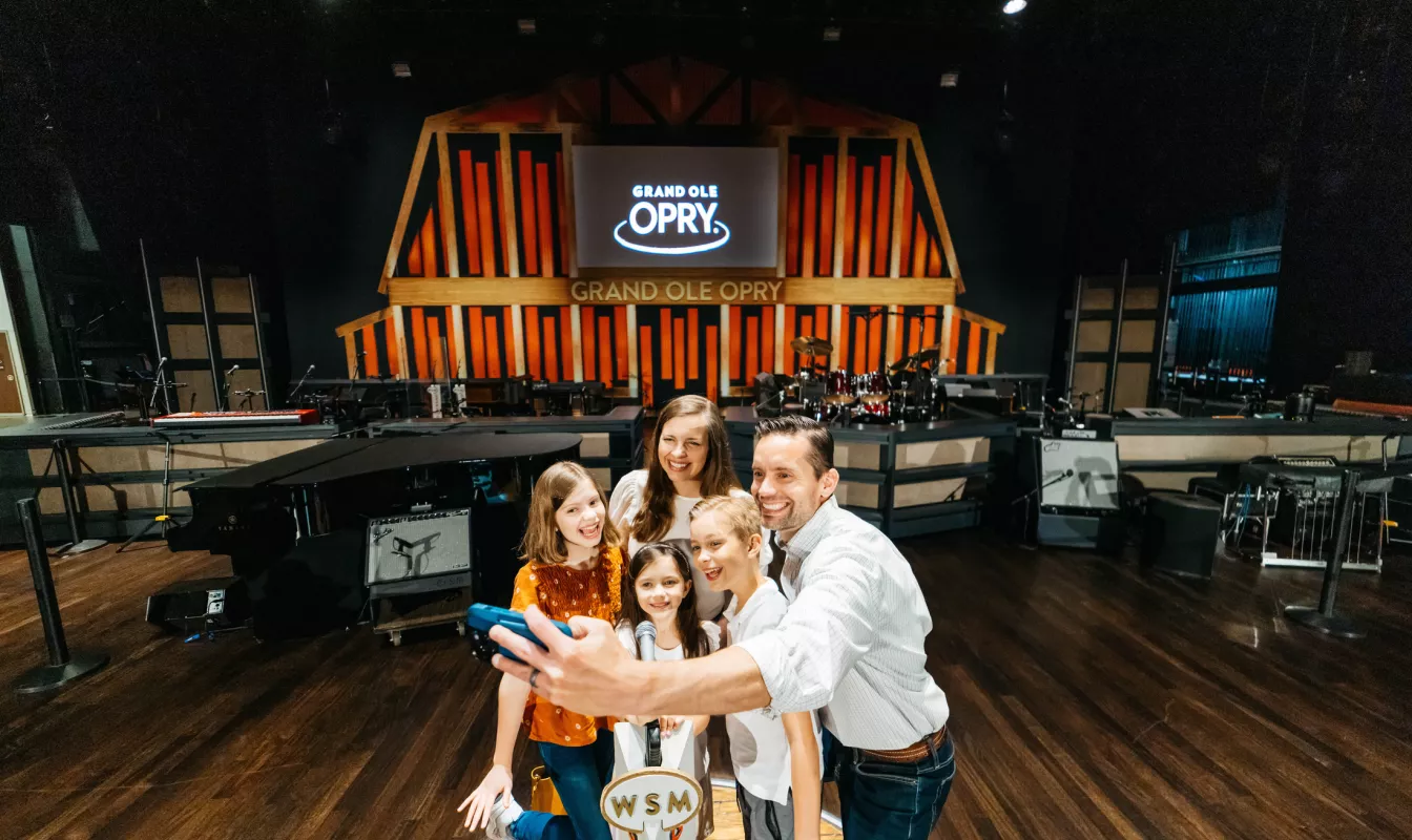 Family at Grand Ole Opry