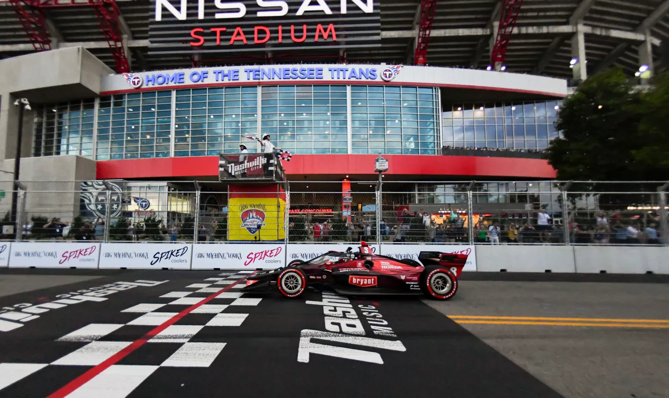 Music City Grand Prix finish line