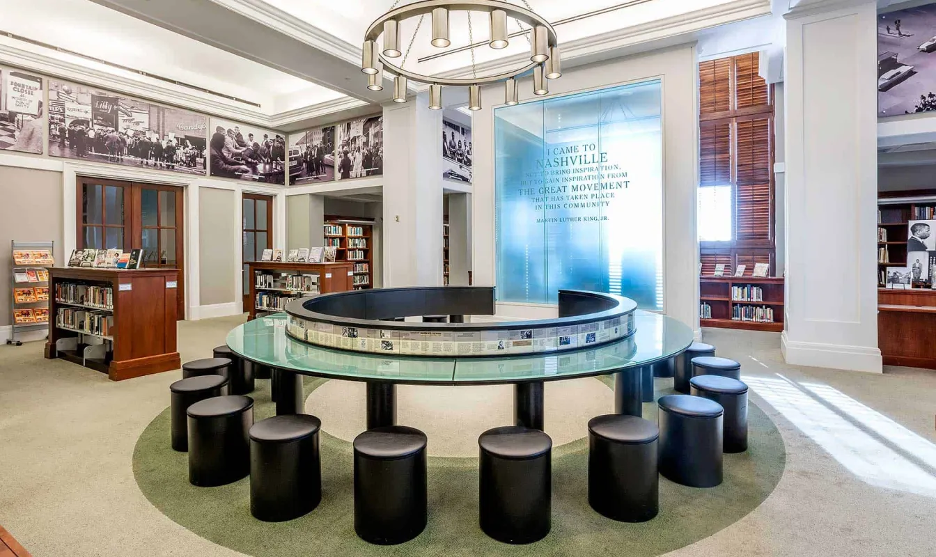 Civil Rights room at the Nashville Library