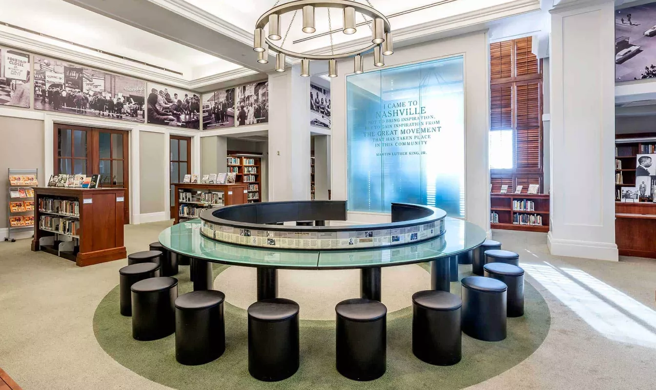 Civil Rights room at the Nashville Library