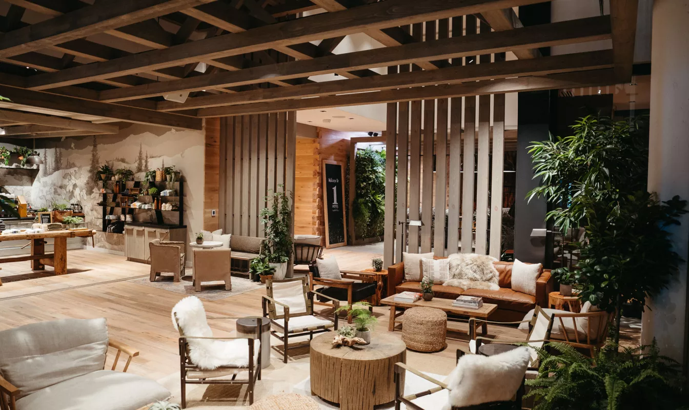 Hotel lobby