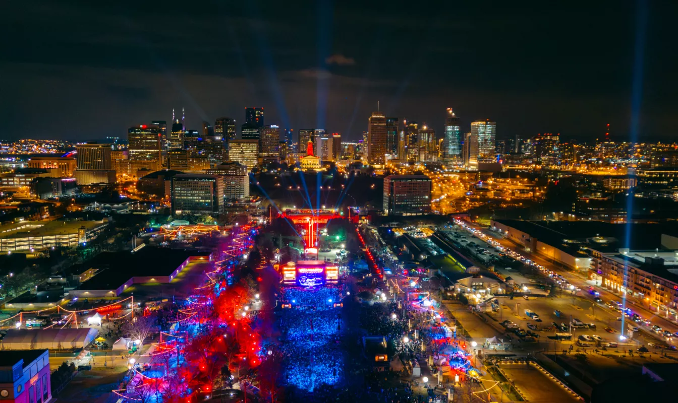 NYE Aerial View