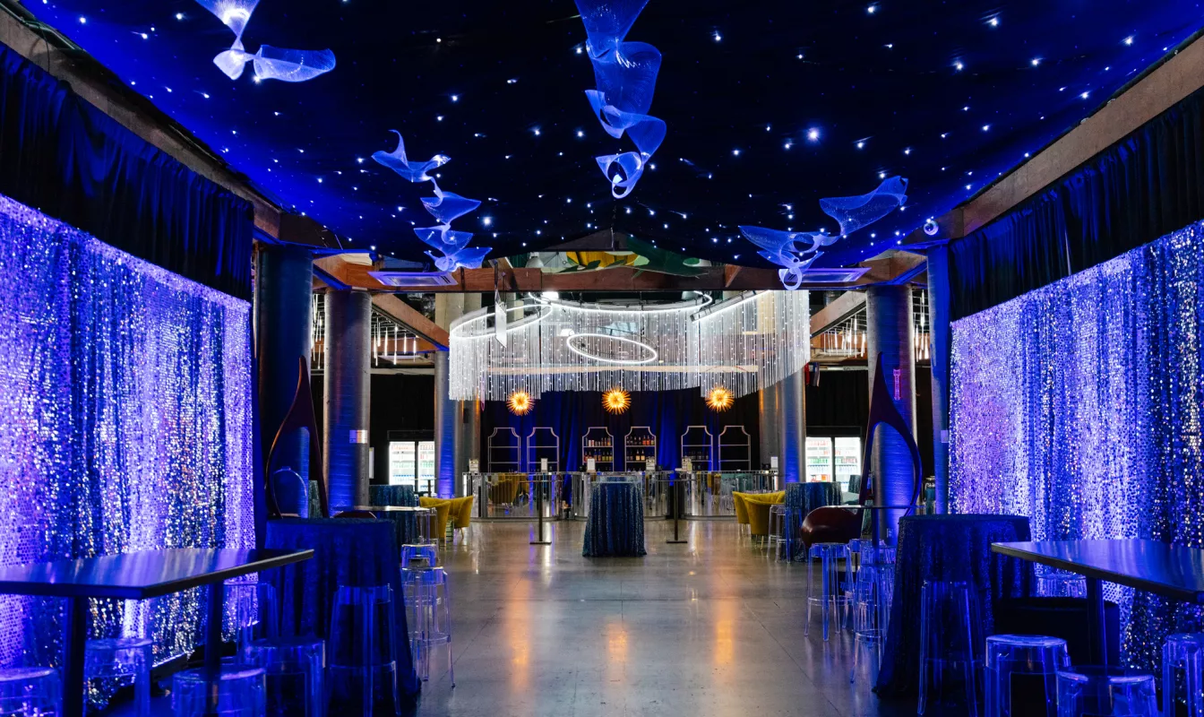 New Year's Eve Gold Circle Party Entrance