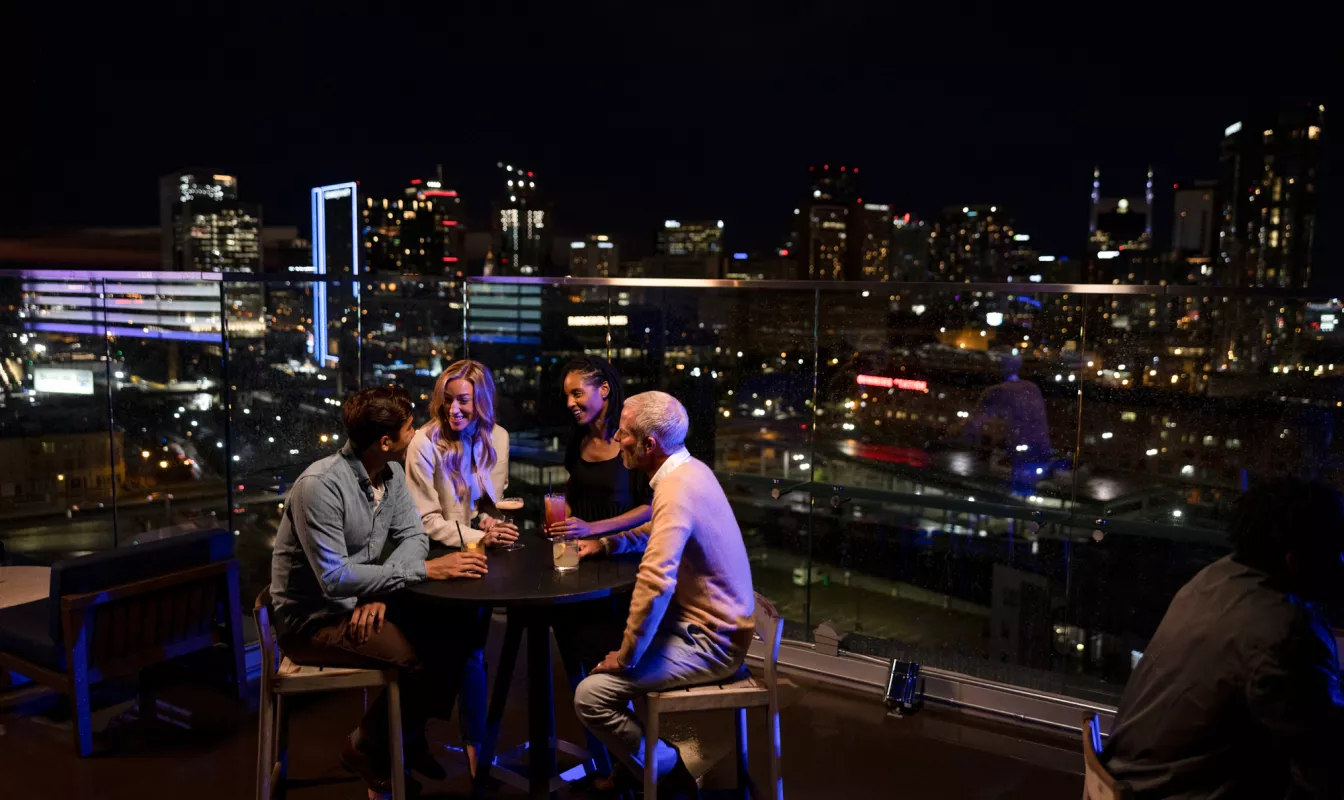 Rooftop drinks at W Hotel Nashville