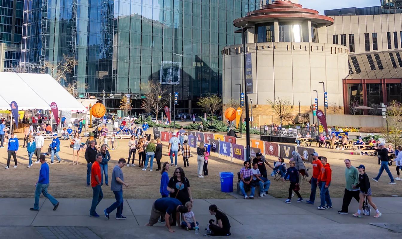 SEC Party in the Park at the Music City Walk of Fame