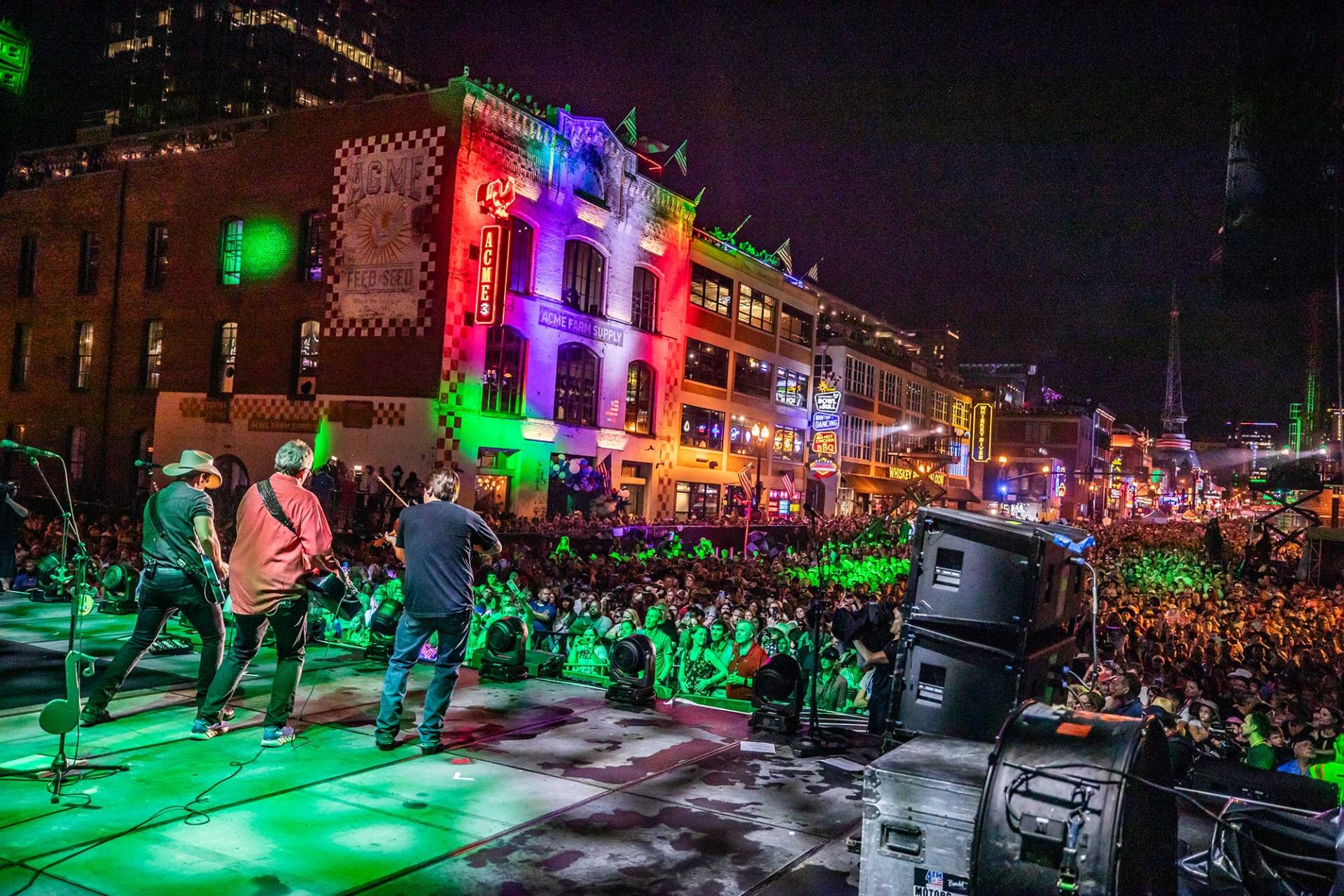 Musicians perform at July 4th in Nashville