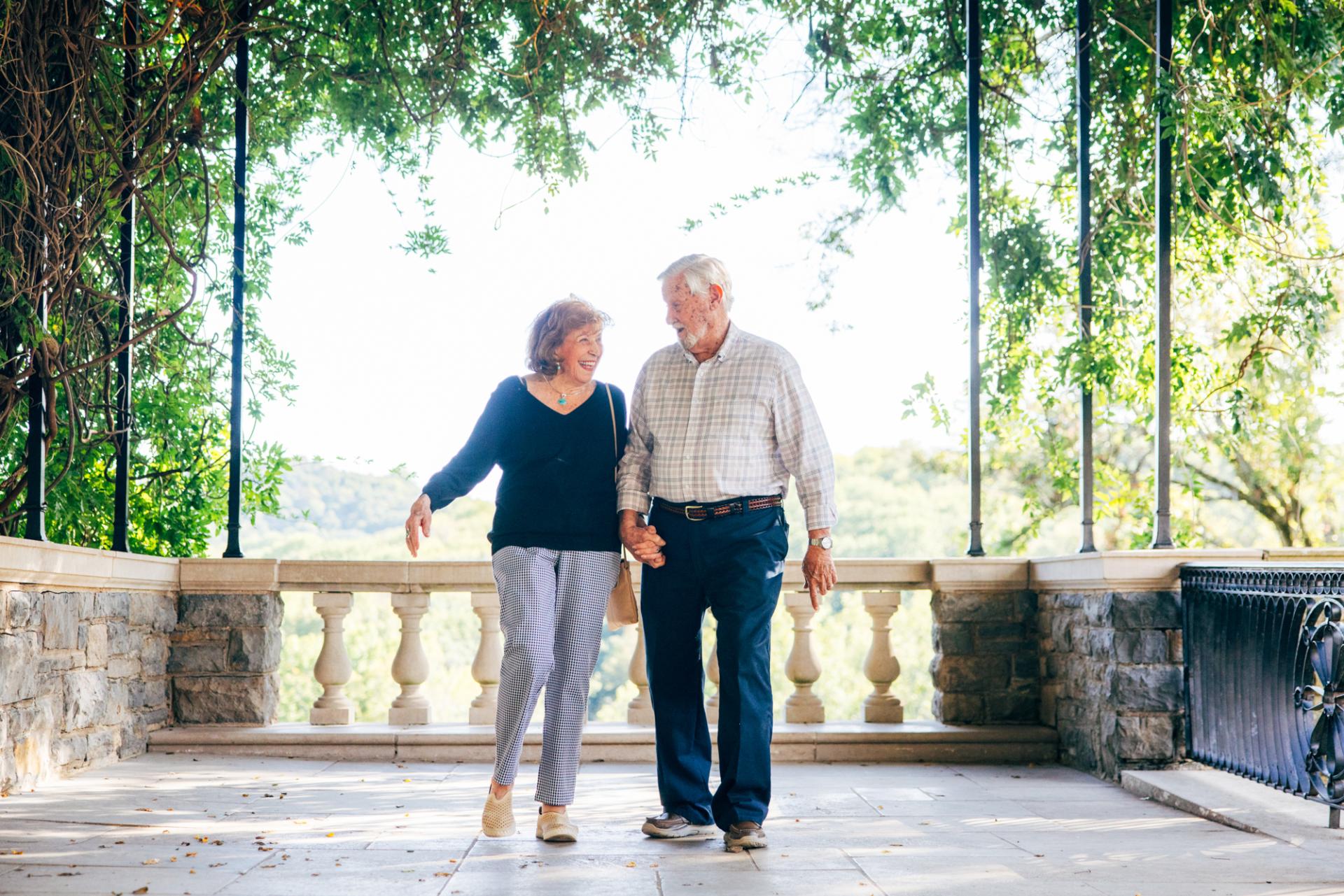 Older couple at Cheekwood