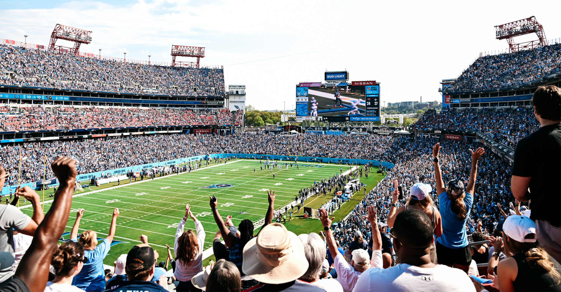 Titans Fans at Nissan Stadium