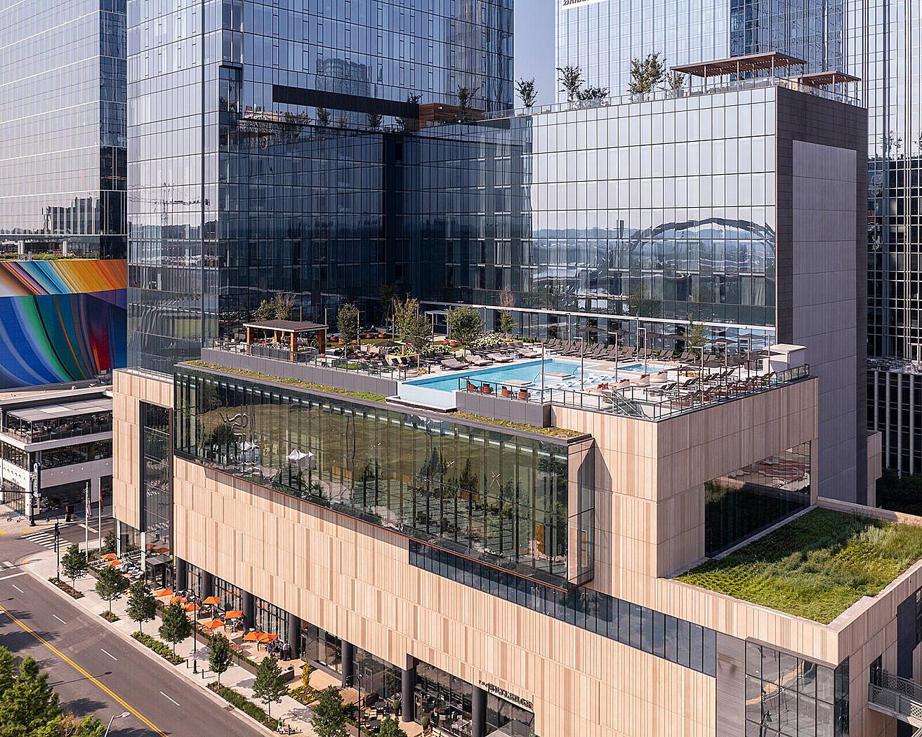 Four Seasons hotel aerial