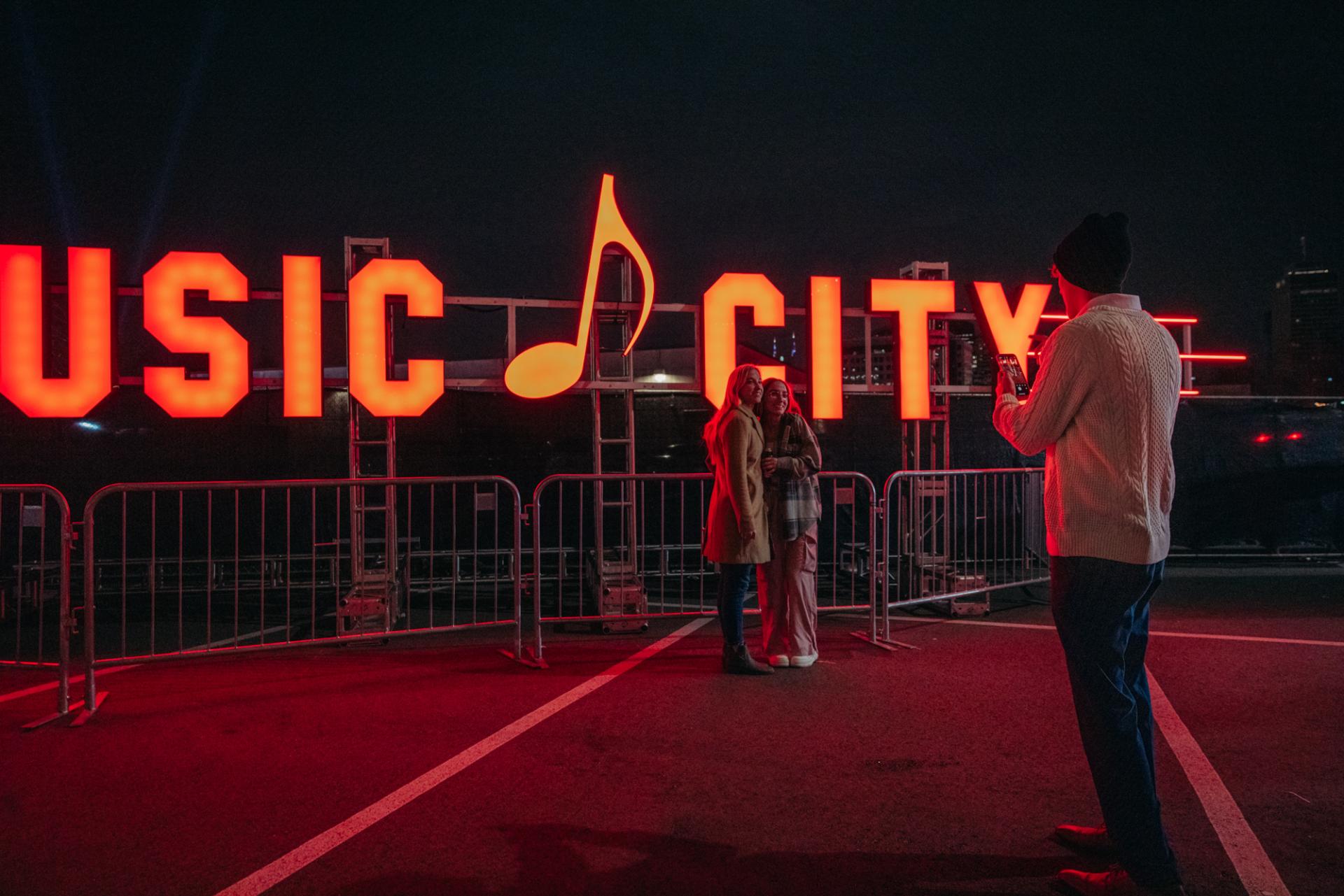 NYE Photo Op at Nashville's Big Bash