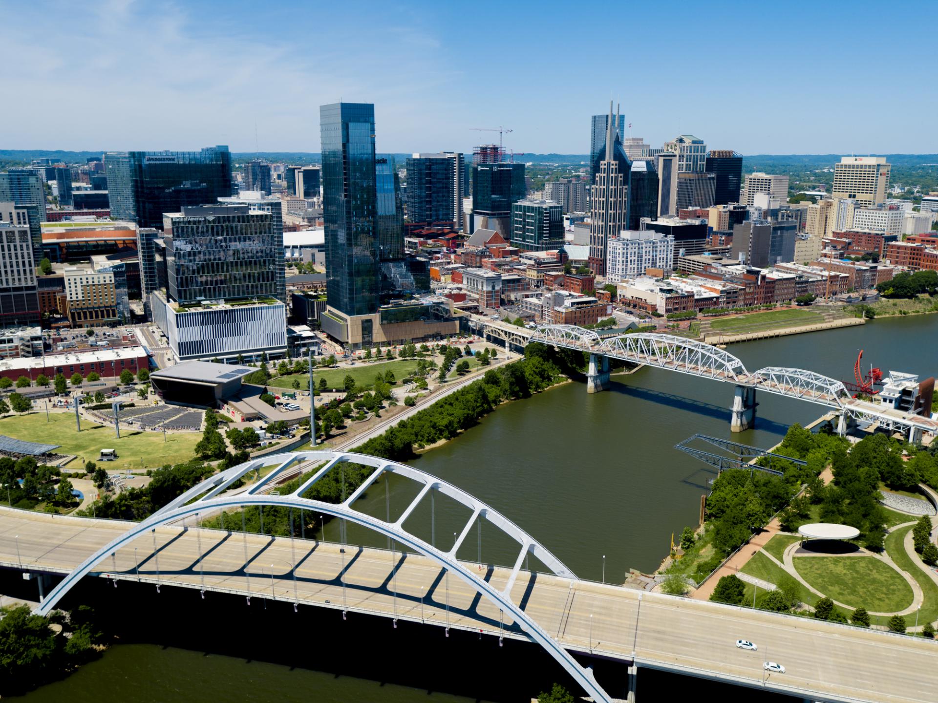 Nashville Skyline Drone