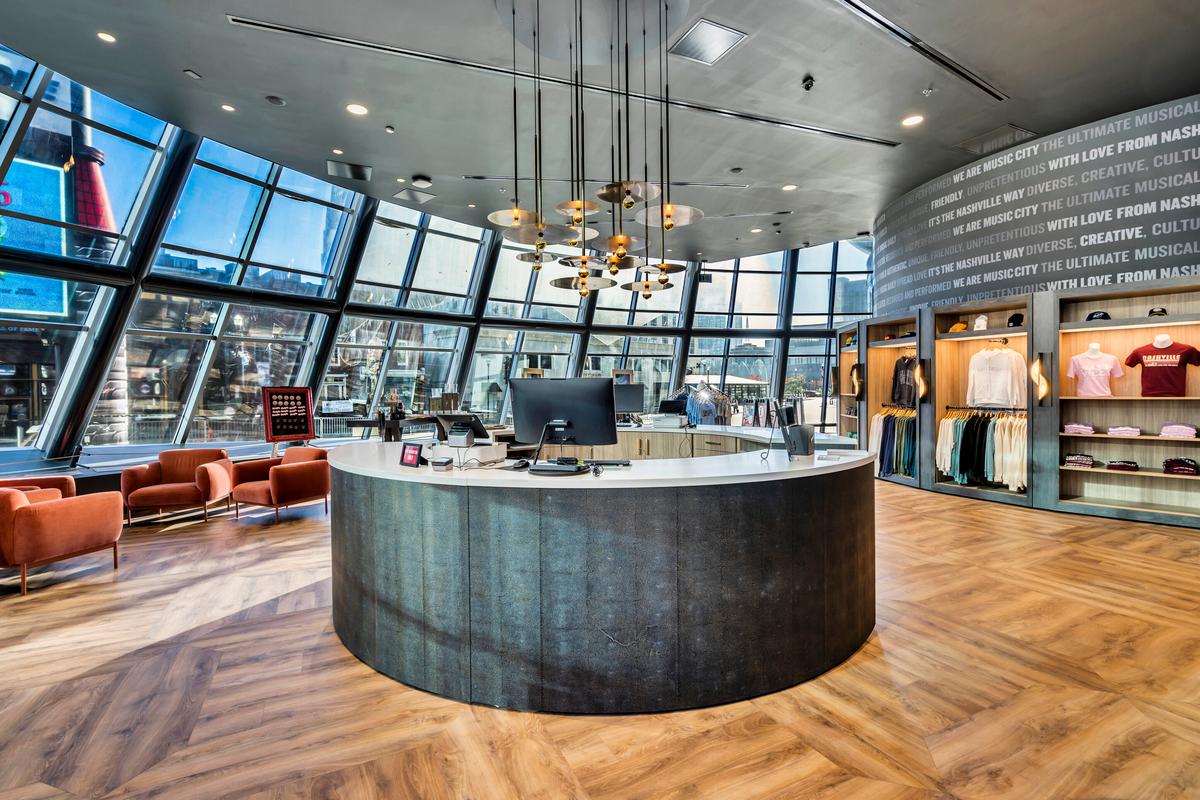 Inside the Nashville Visitor Center