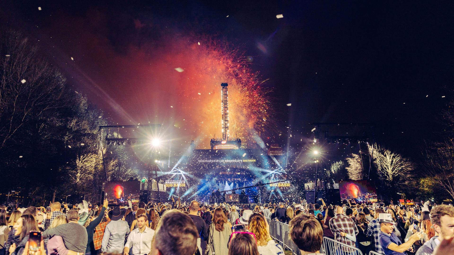 NYE Nashville's Big Bash Stage