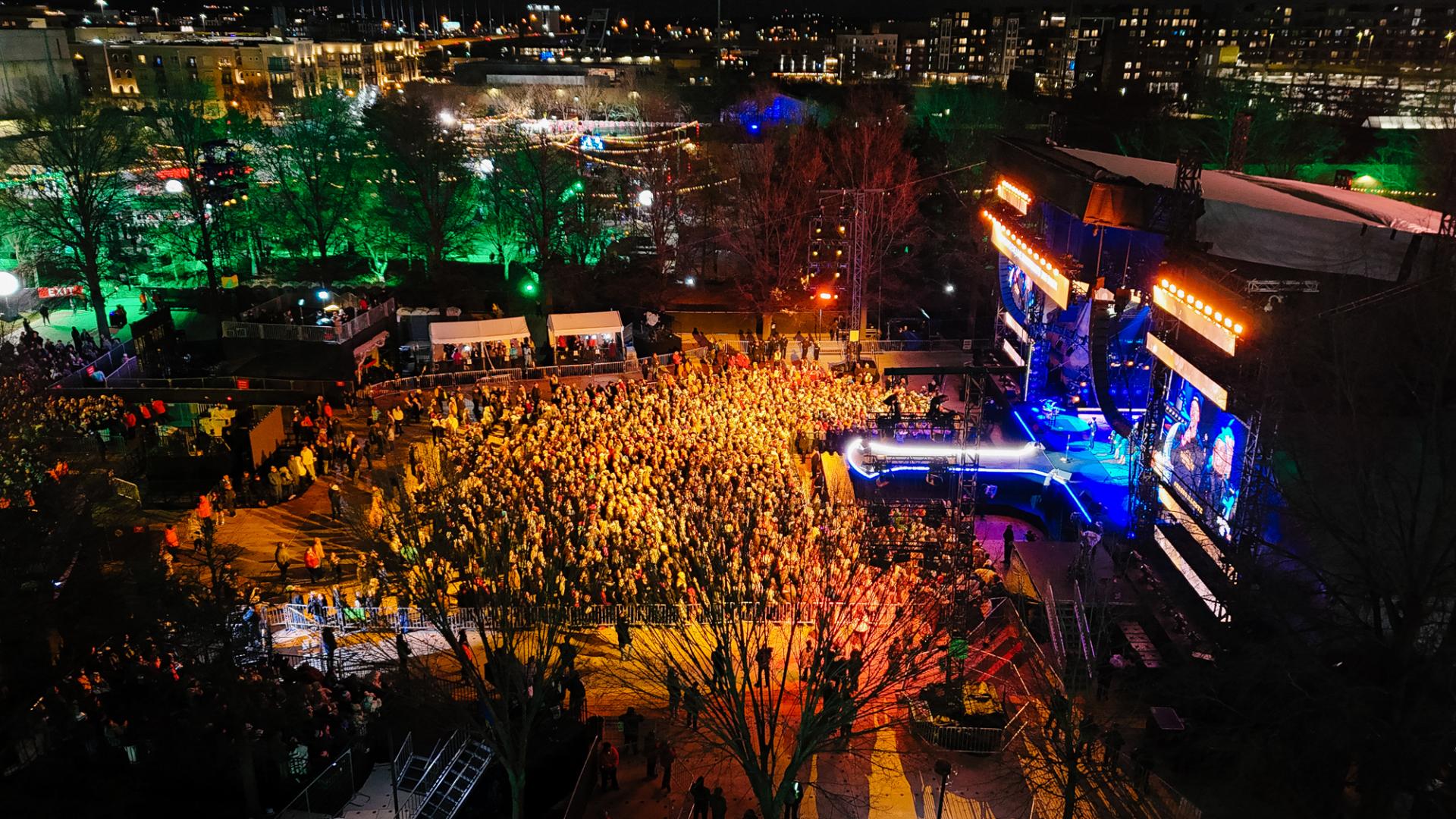 NYE Nashville's Big Bash Stage