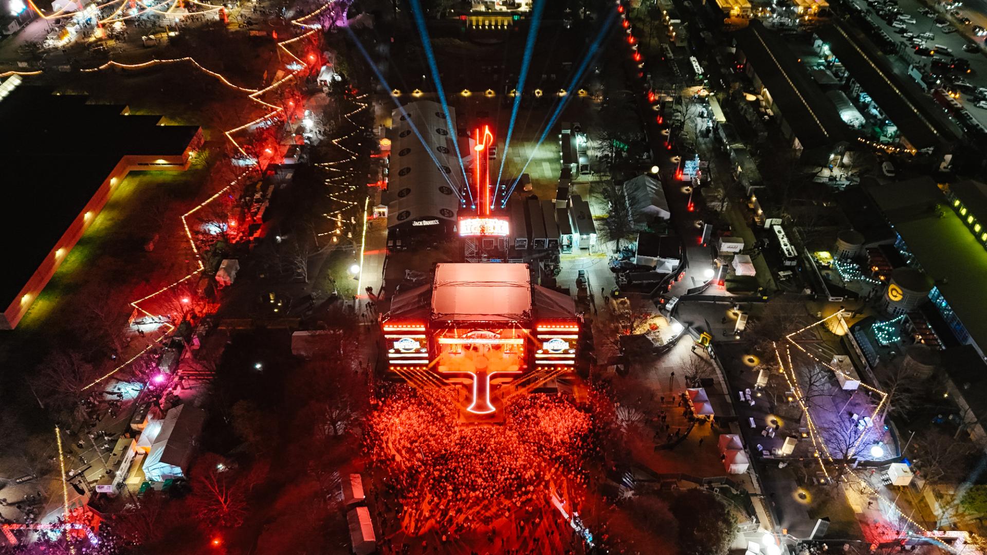 Nashville's Big Bash Aerial View