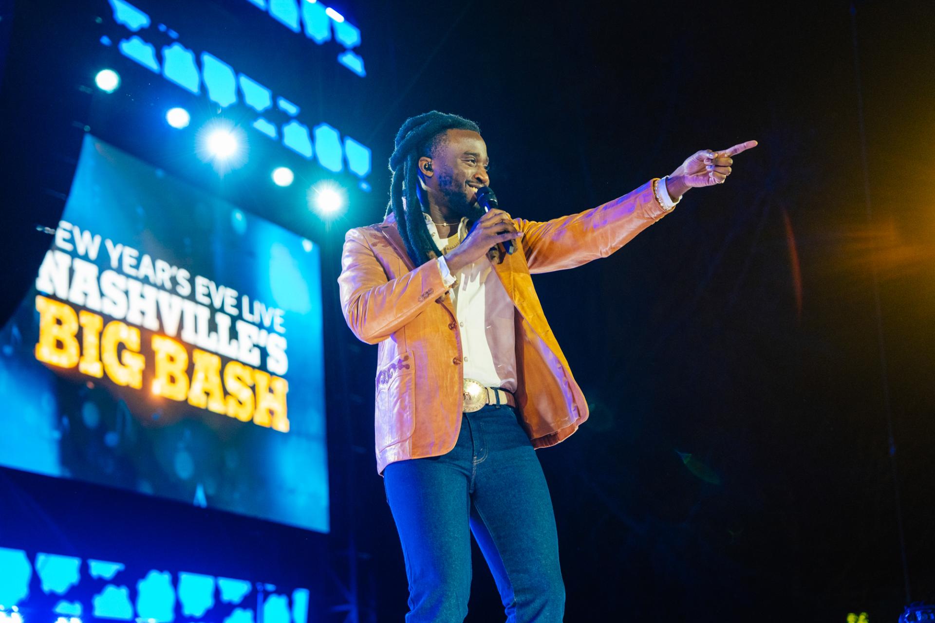 Shaboozey at NYE Nashville's Big Bash