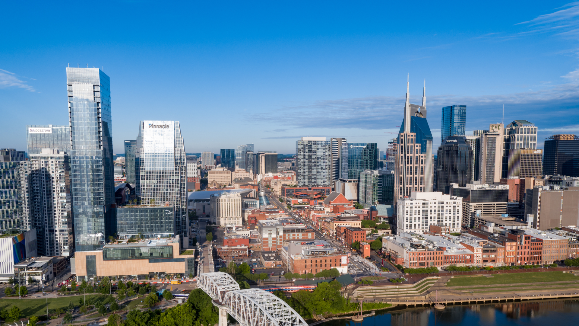 Nashville Skyline Aerial 2022