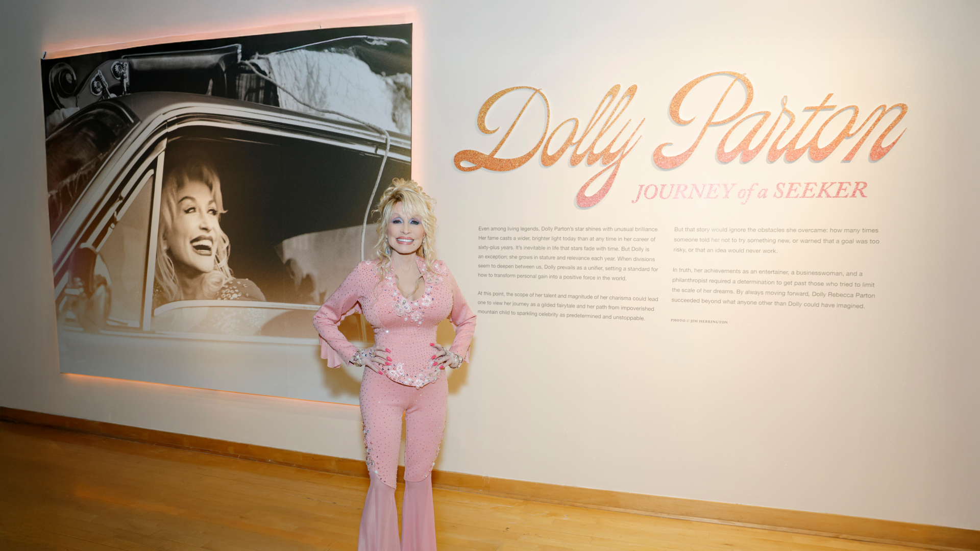 Dolly Parton Exhibit Header