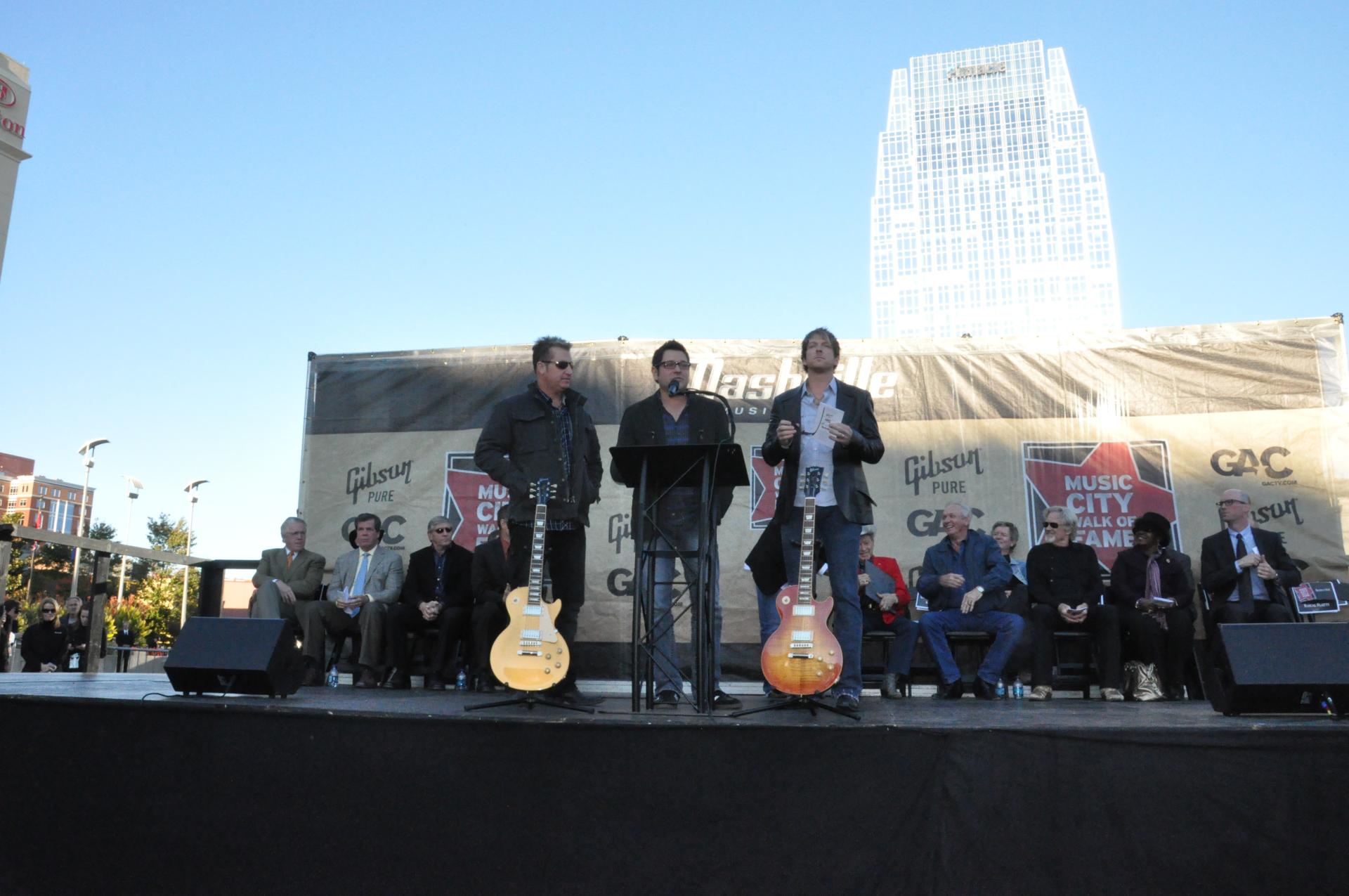 Rascal Flats receive their star on the Music City Walk of Fame