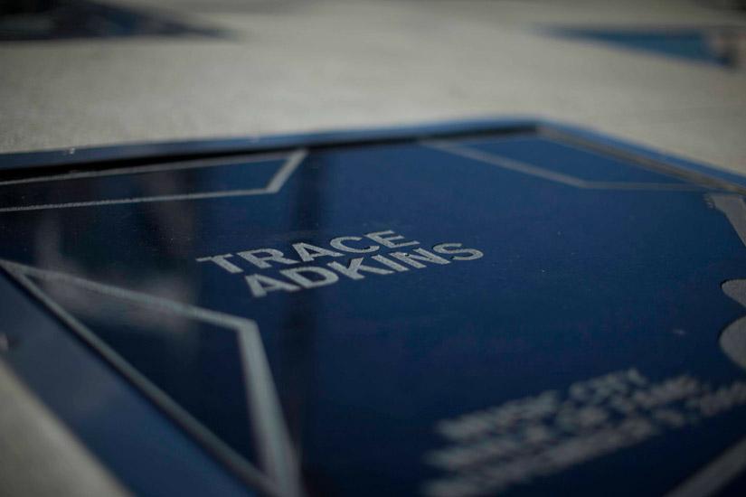 Trace Adkins star on the Music City Walk of Fame