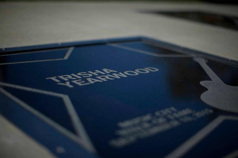 Trisha Yearwood star on Music City Walk of Fame