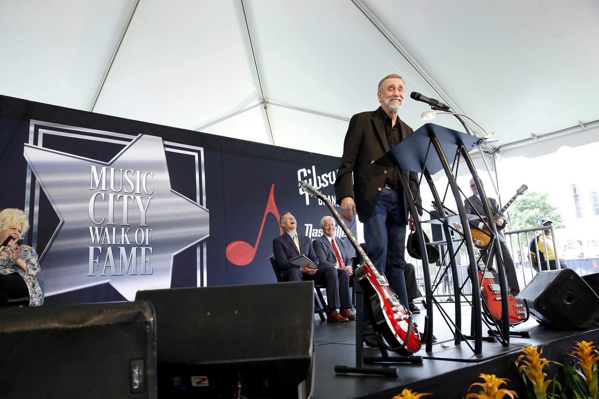 Ray Stevens at Music City Walk of Fame Ceremony