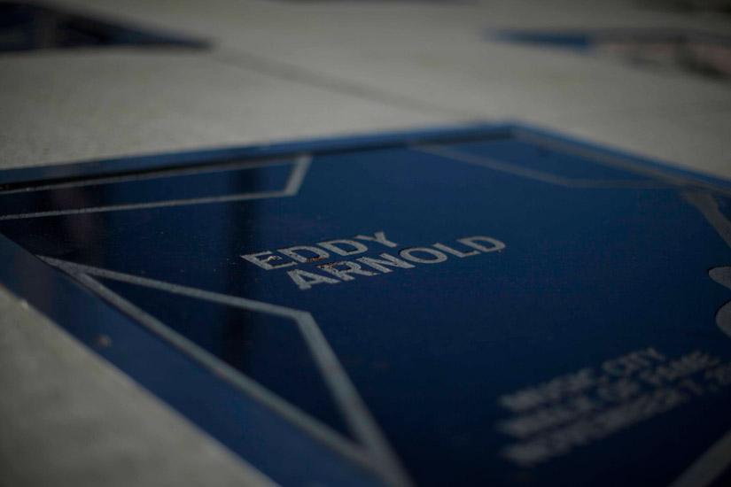 Eddy Arnold star on the Music City Walk of Fame