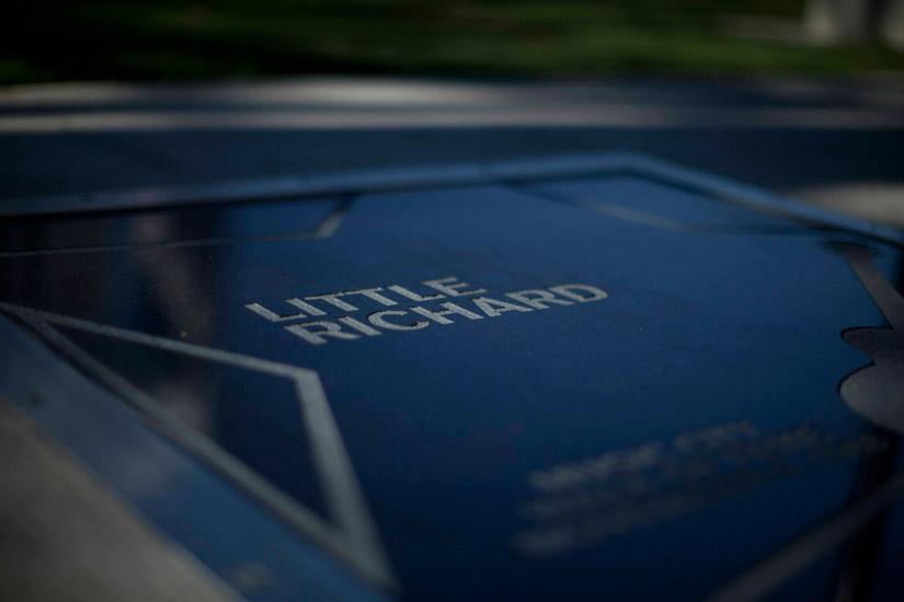 Little Richard star on the Music City Walk of Fame