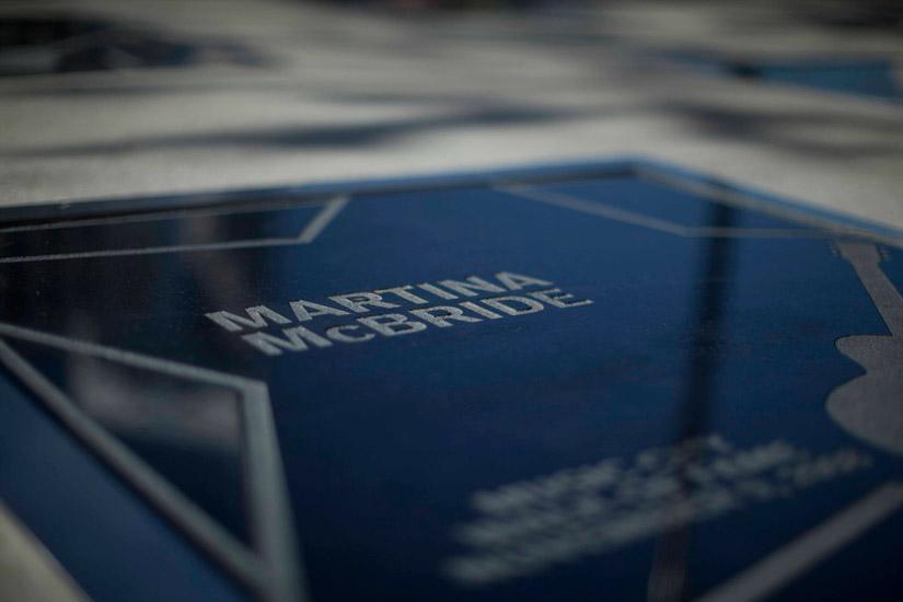 Martina McBride star on Music City Walk of Fame