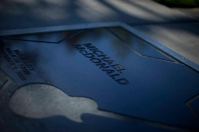 Michael McDonald star on the Music City Walk of Fame