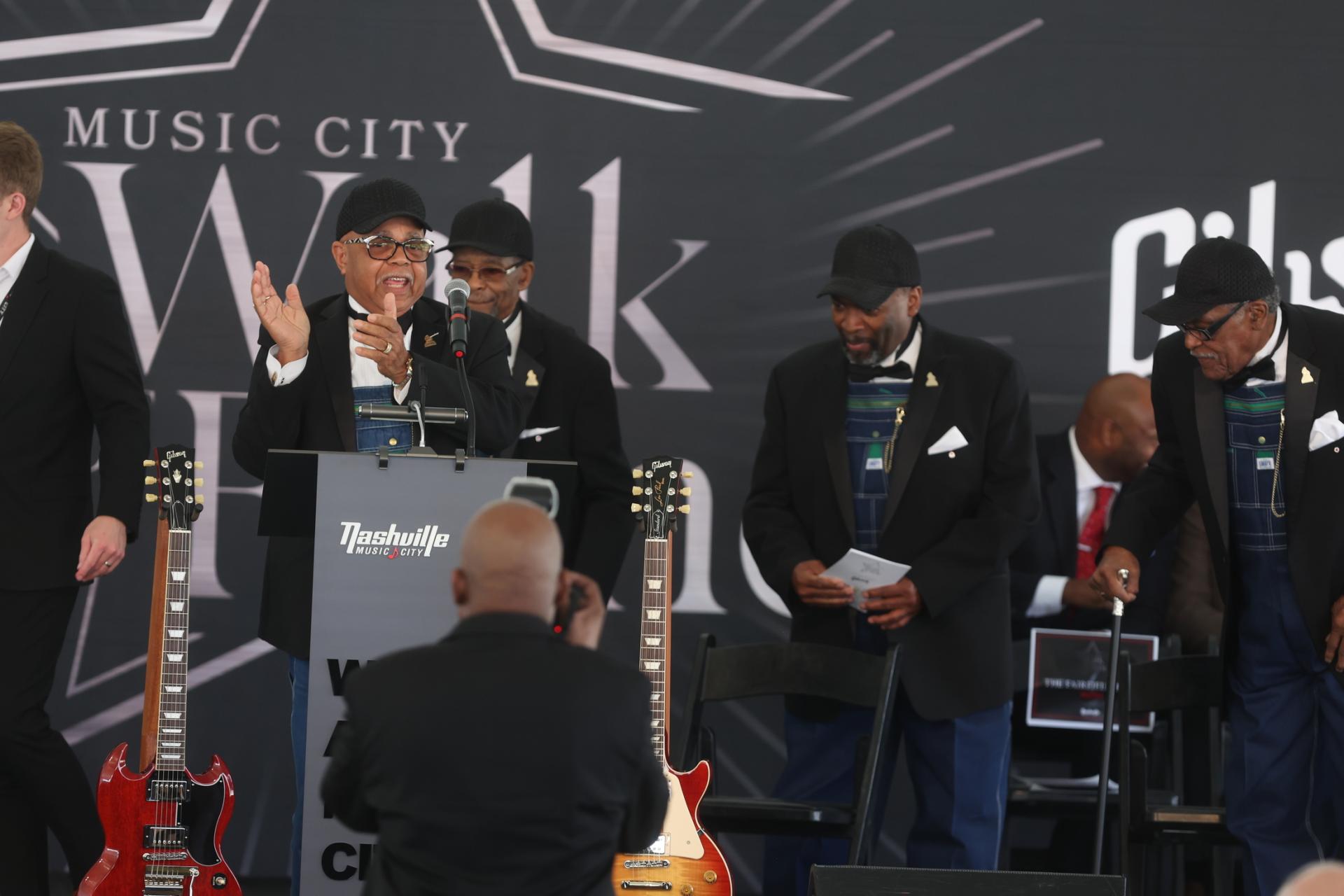 The Fairfield Four Music City Walk of Fame Induction