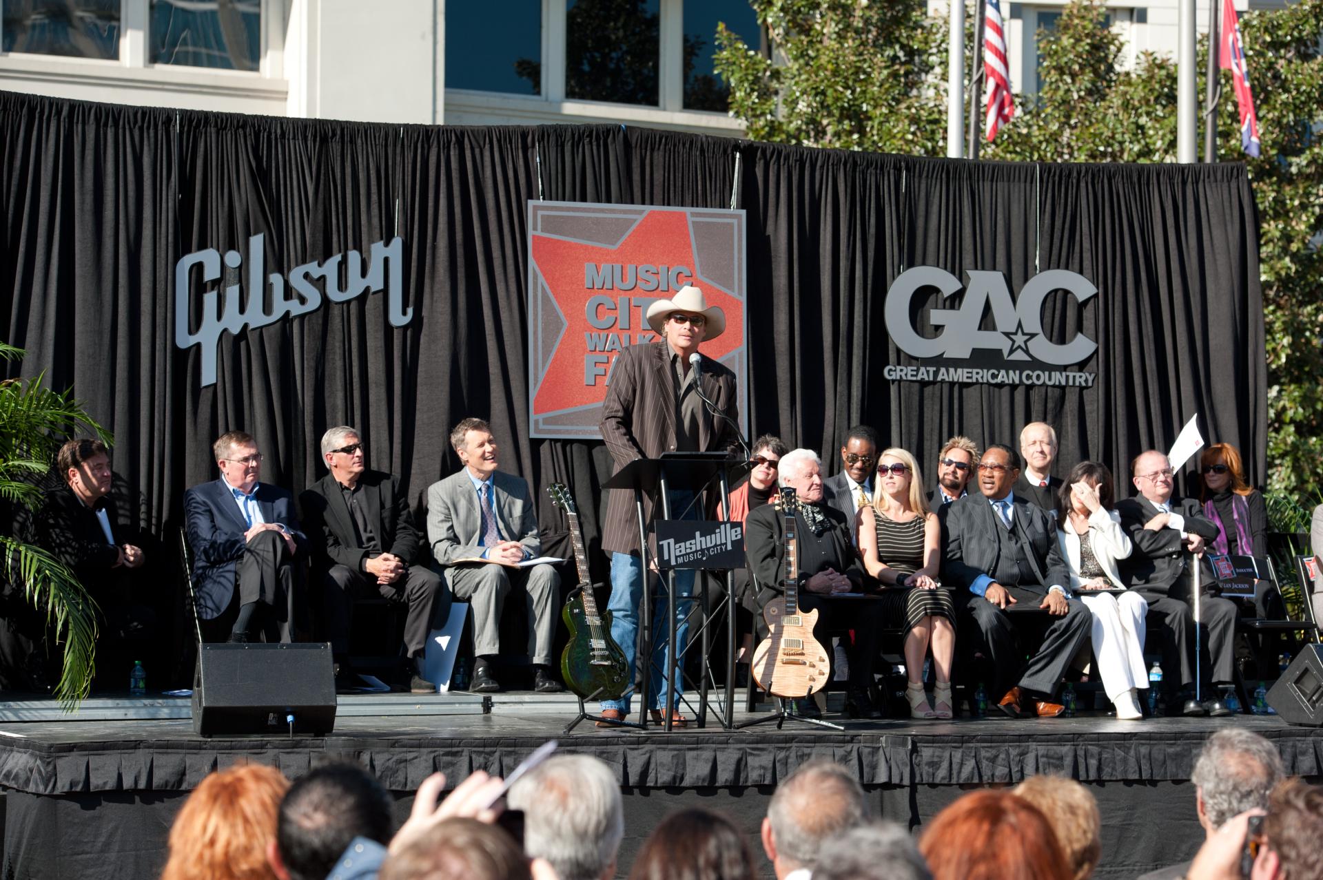 Alan Jackson at the Music City Walk of Fame