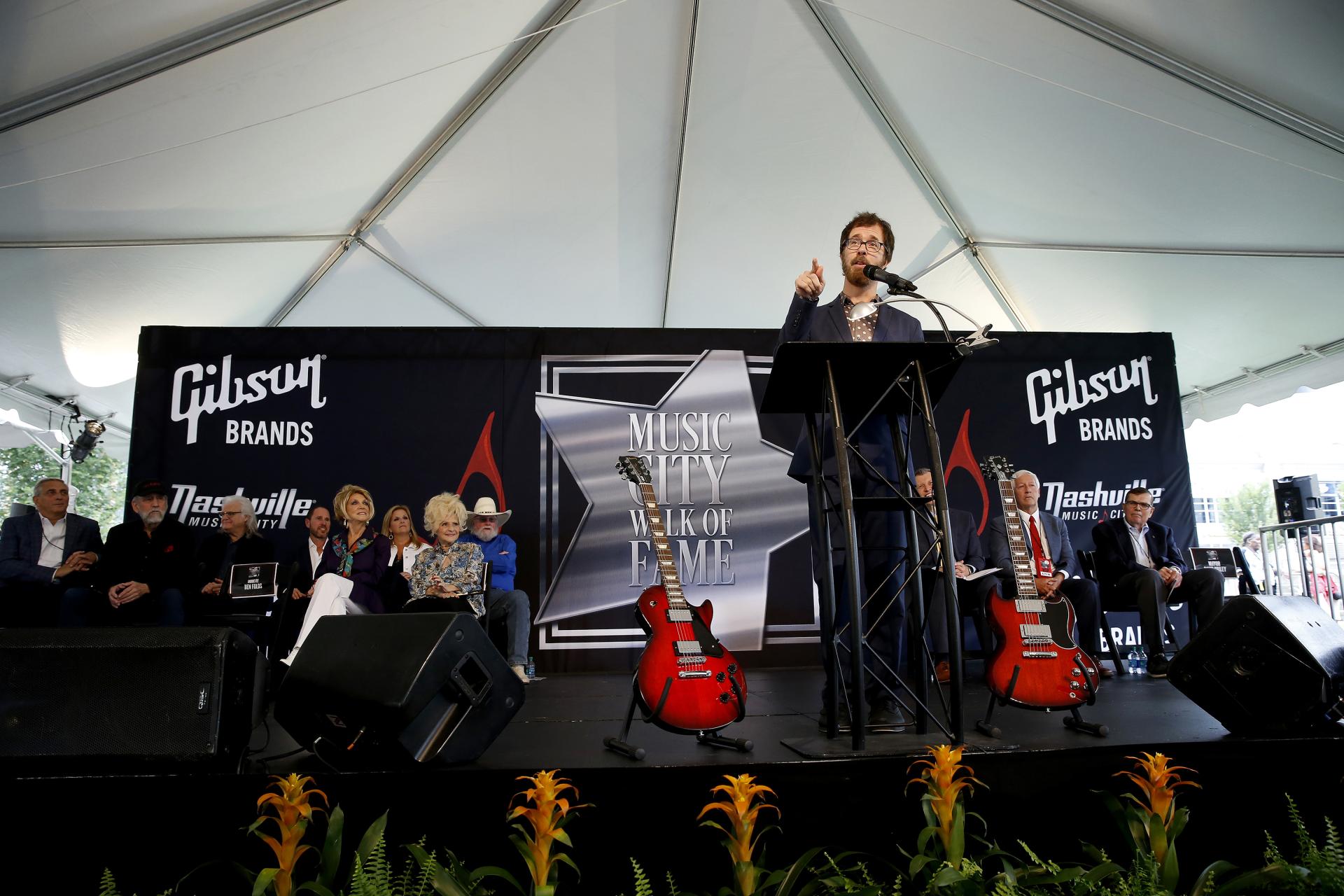 Ben Folds at Music City Walk of Fame Ceremony