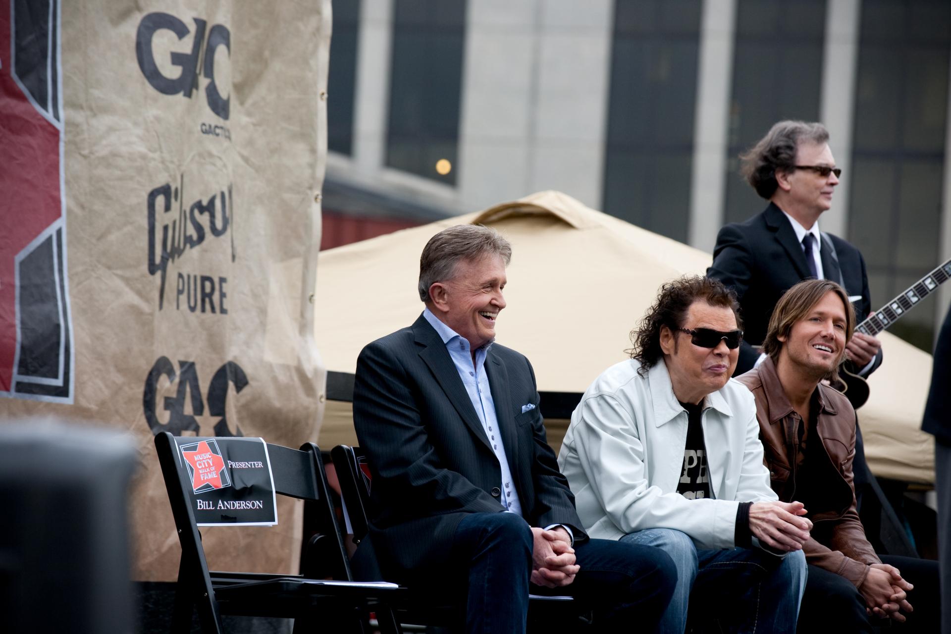 Bill Anderson at the Music City Walk of Fame