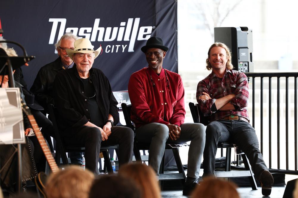Bobby Bare on stage at Music City Walk of Fame
