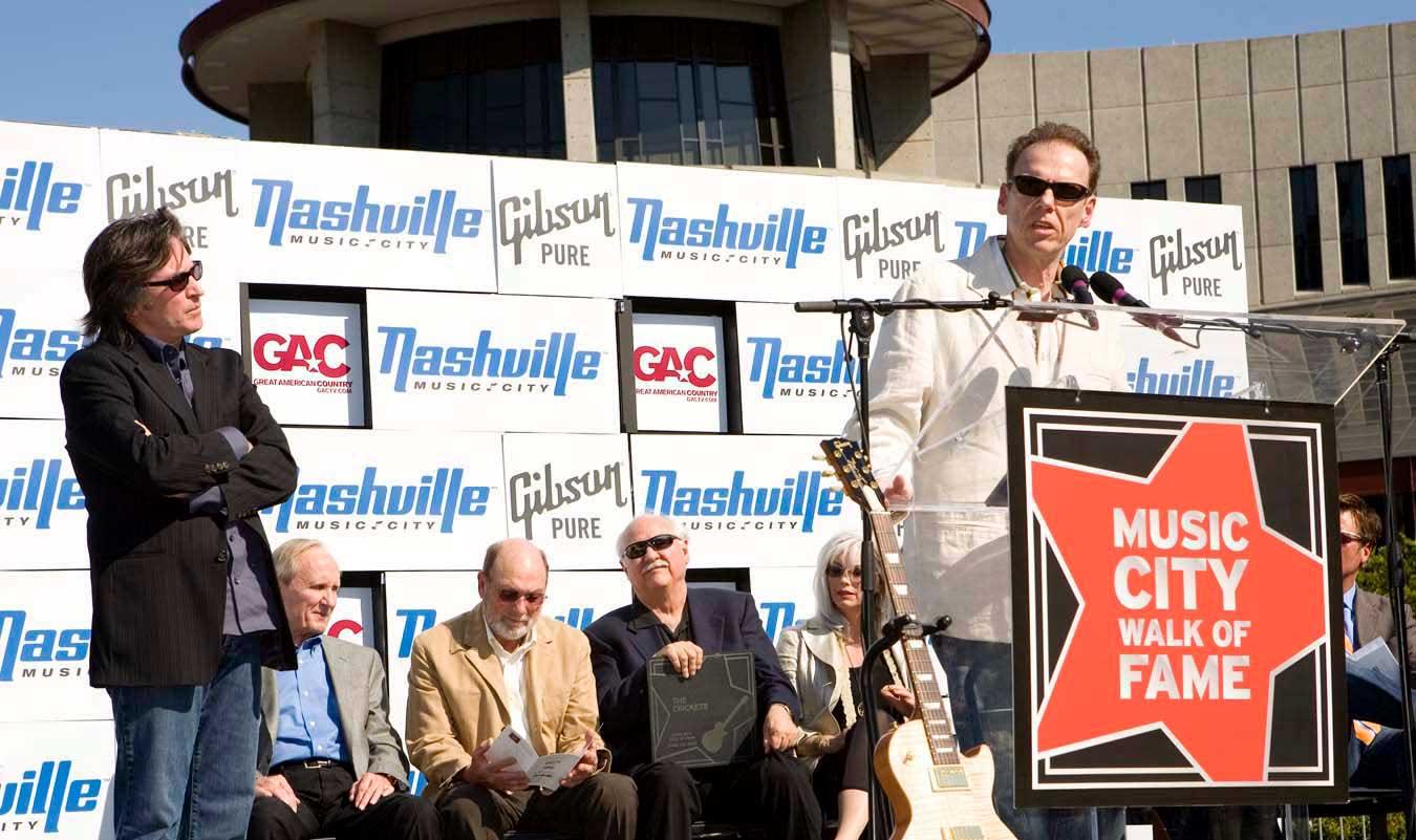 John Hiatt at the Music City Walk of Fame