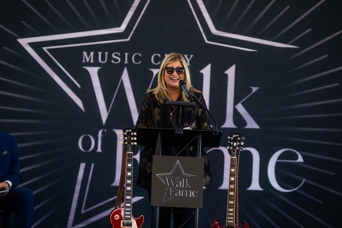 Linda Chambers at the Music City Walk of Fame