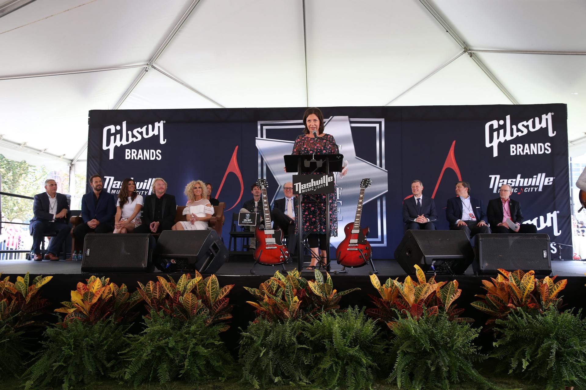 Lula C. Naff recognized at the Music City Walk of Fame Ceremony