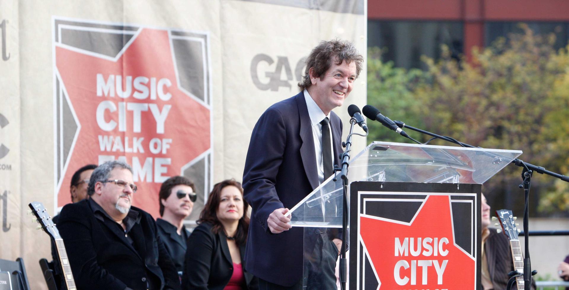 Rodney Crowell at the Music City Walk of Fame