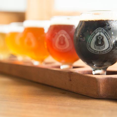 Tennessee Brew Works Beer Flight